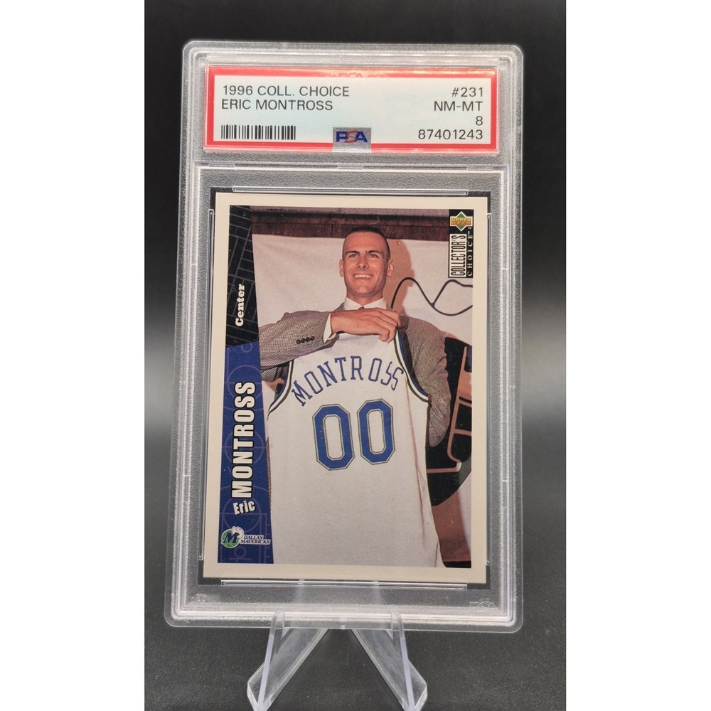 1996-97 Upper Deck Collector's Choice Eric Montross #231 PSA 8 Mavericks
